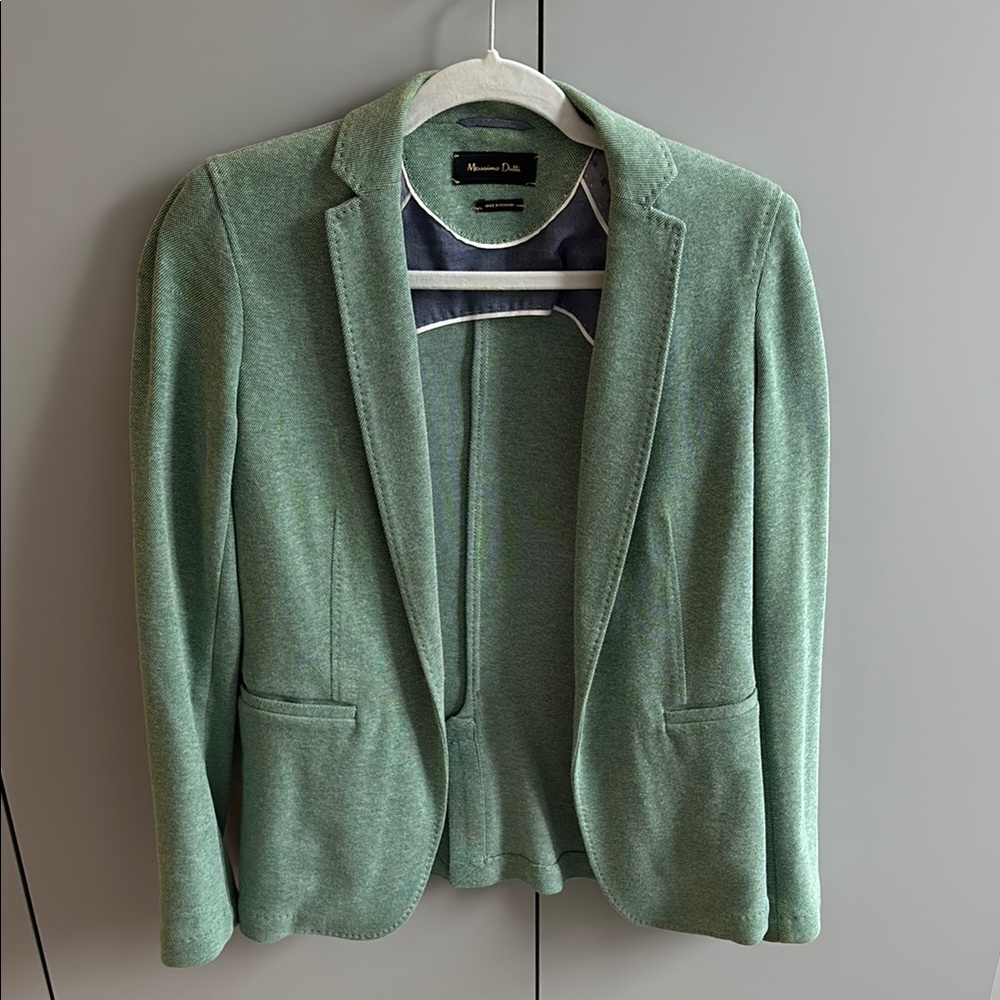 {PRICE DROP} Massimo Dutti Green Blazer